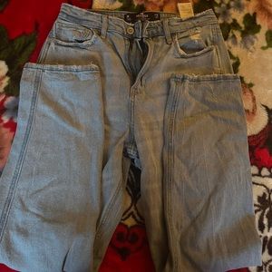 Ultra high rise mom jeans